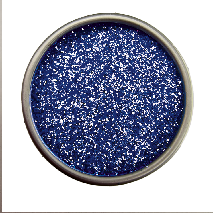 Paillettes végétales rose Bleu marin