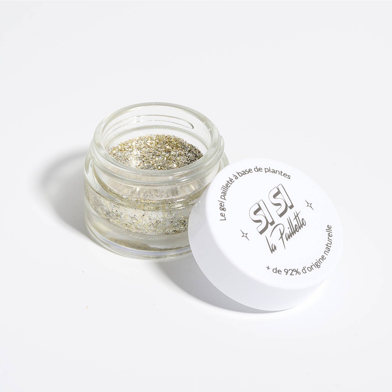 Gel pailleté végétal doré argent Runway Sisi Gel pailleté végétal doré argent Runway Sisi