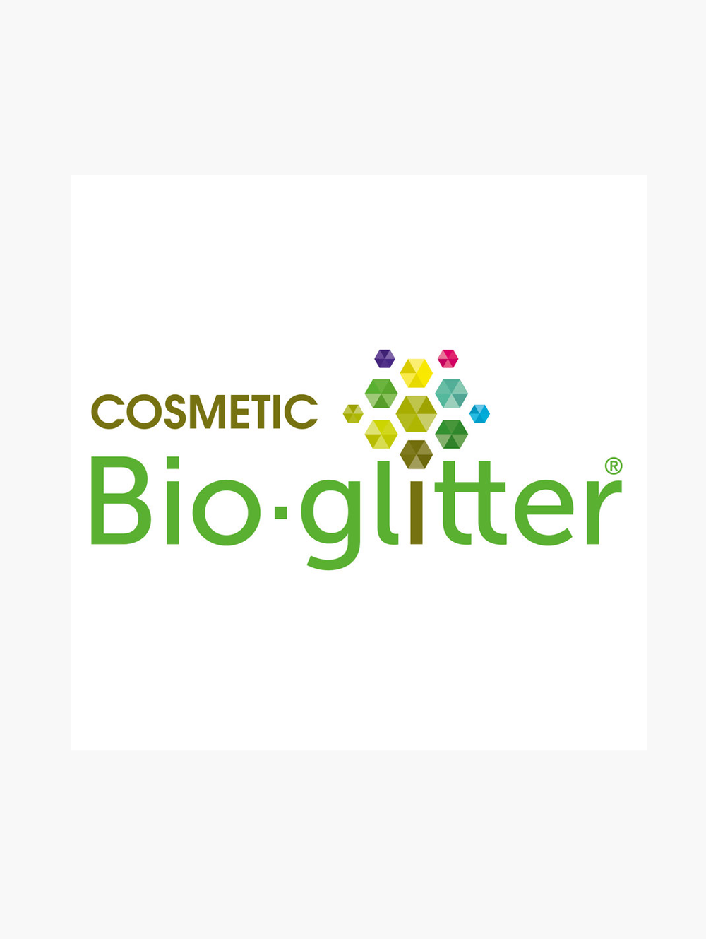 Label bioglitter certifiant l'origine végétale des paillettes