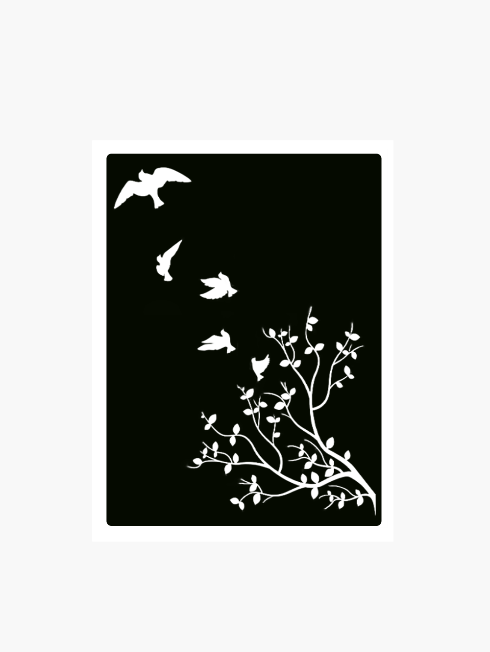 Pochoir tatouage l'envoi d'oiseaux Pochoir tatouage l'envoi d'oiseaux