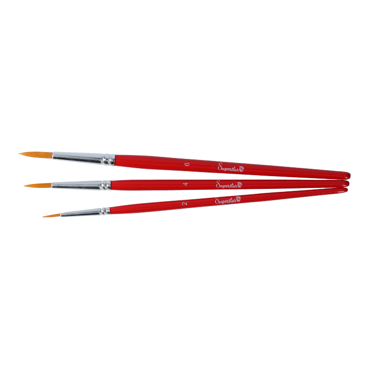 139-218640 Synthetic BrushSET ROUND (#2,4,6)_1 139-218640 Synthetic BrushSET ROUND (#2,4,6)_5