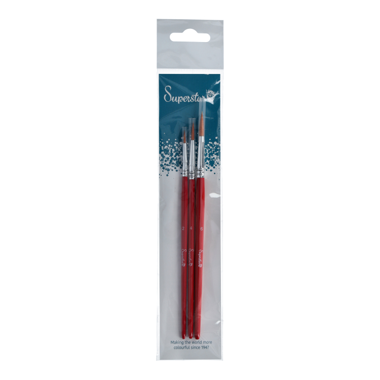 139-218640 Synthetic BrushSET ROUND (#2,4,6)_5 139-218640 Synthetic BrushSET ROUND (#2,4,6)_5