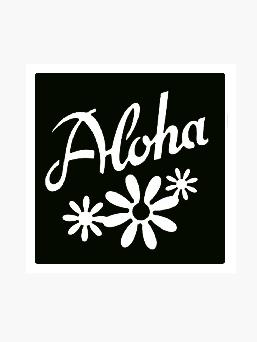 Pochoir tatouage temporaire Stitch Aloha