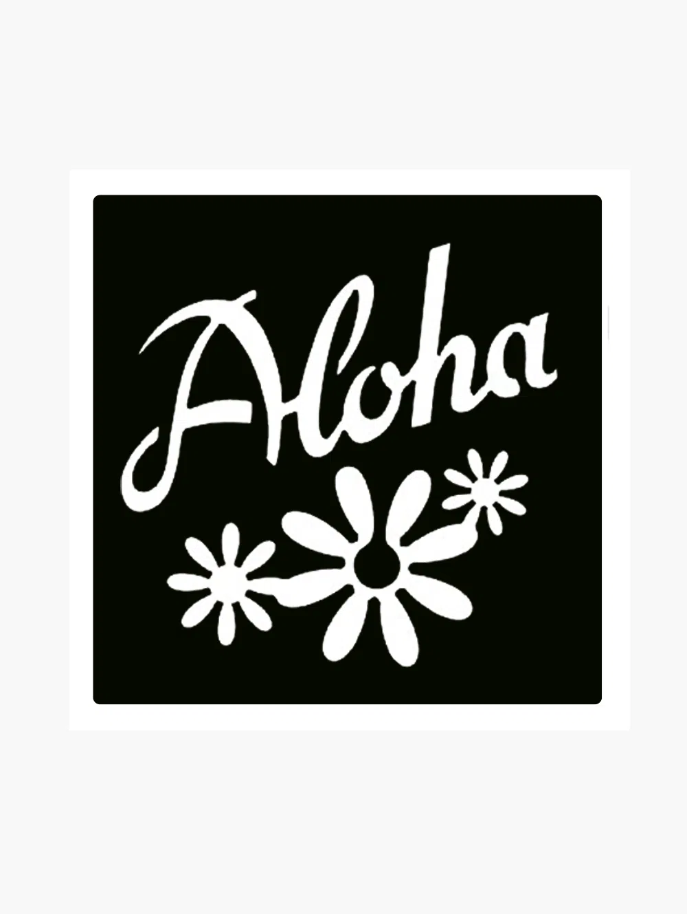Pochoir tatouage temporaire Stitch Aloha