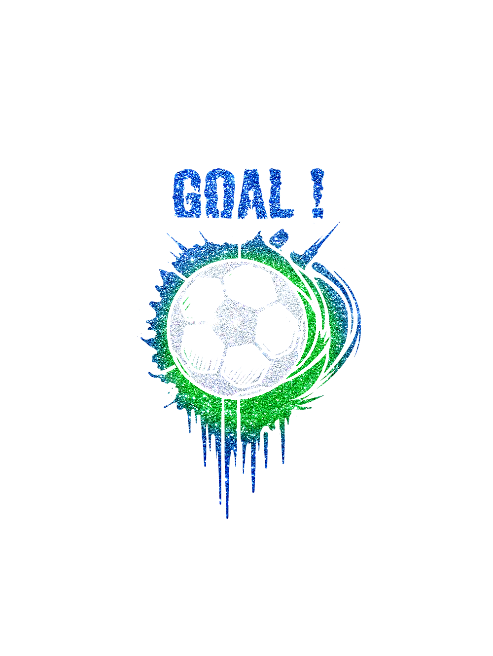 Pochoir tatouage ballon de foot Goal