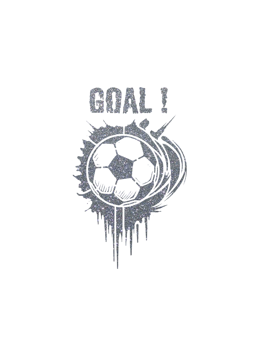 Pochoir tatouage ballon de foot Goal