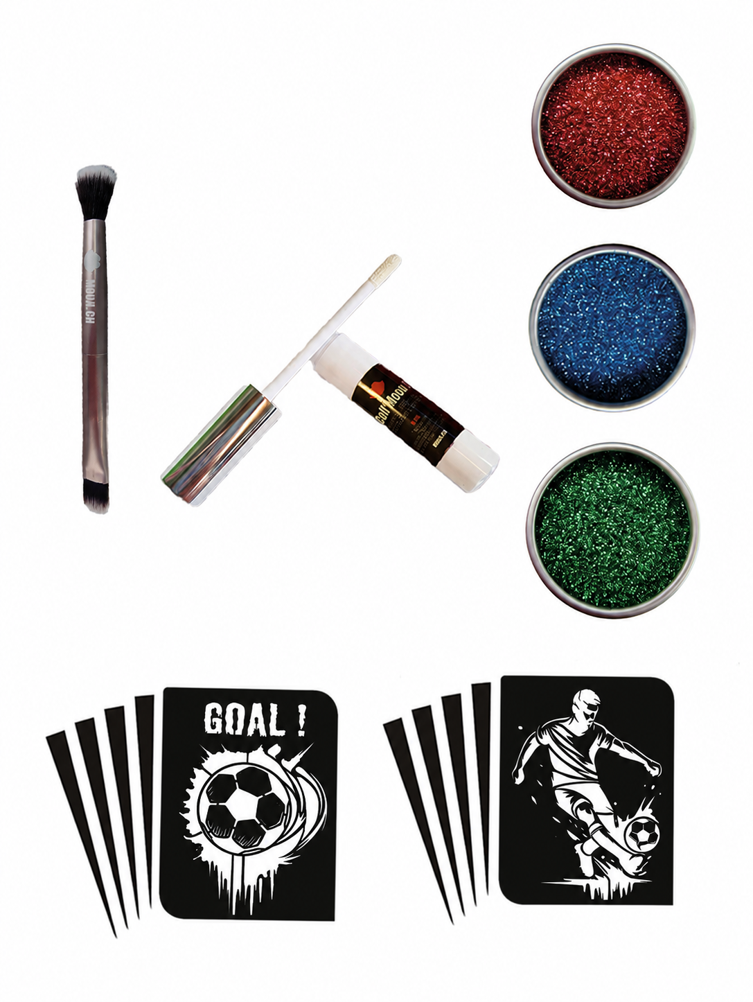 Kit tatouages spécial Coupe du monde football