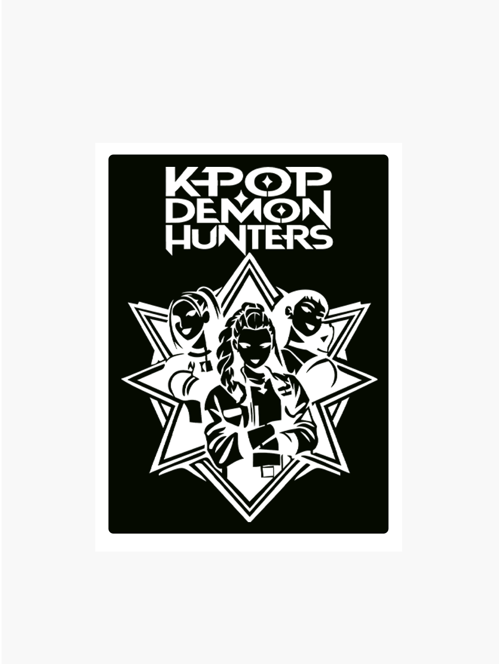 Pochoir tatouage Huntrix, K-Pop Demon Hunters, Rumi, Mira et Zoey