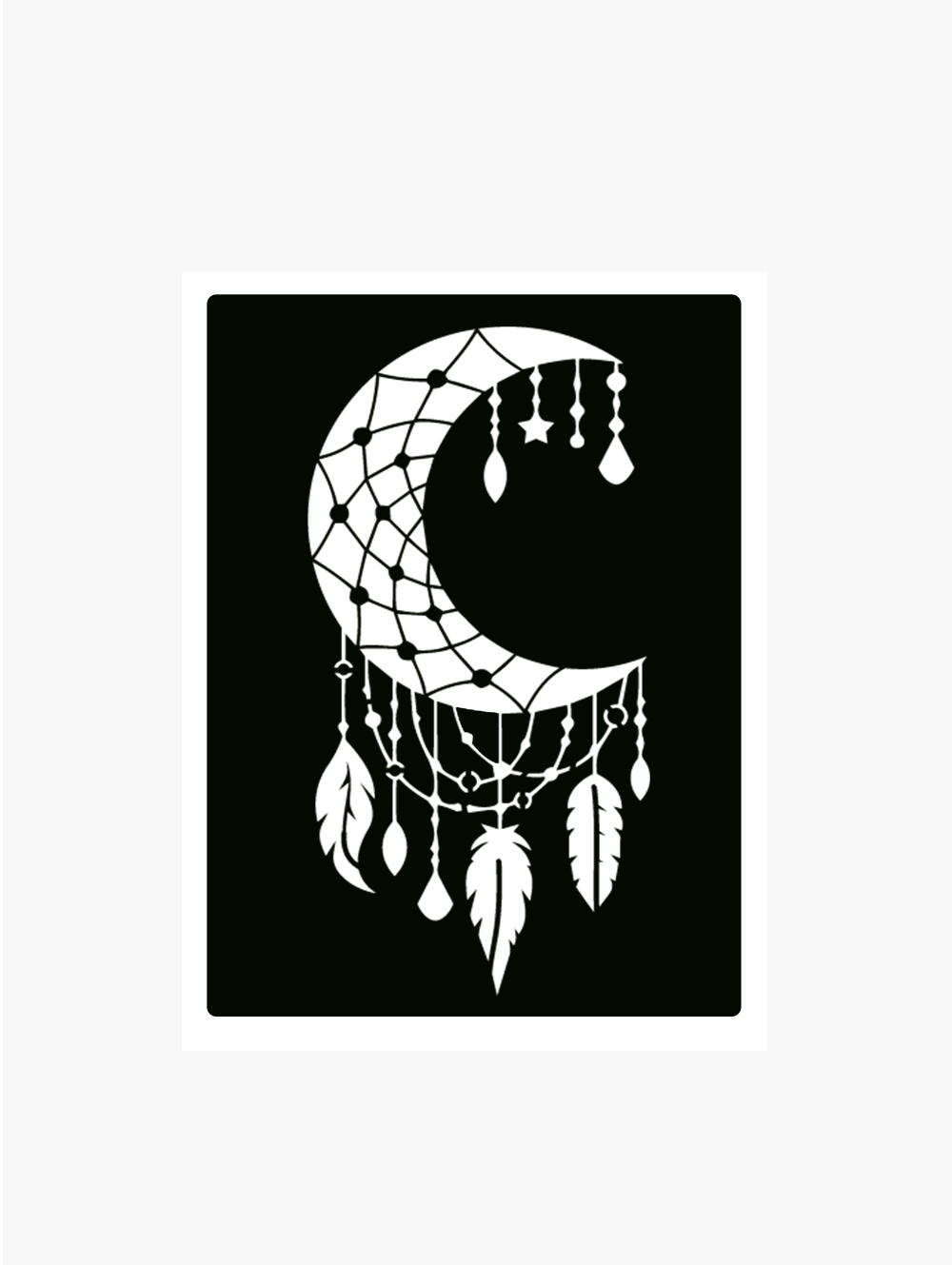 Tatouage temporaire Fine line Moon Catcher Tatouage temporaire Fine line Moon Catcher