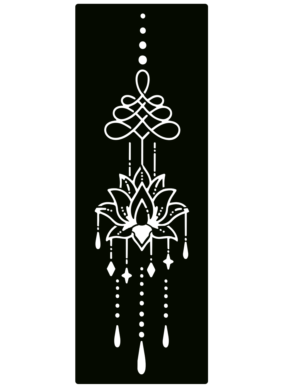 Pochoir tatouage fine line adulte, ligne de vie