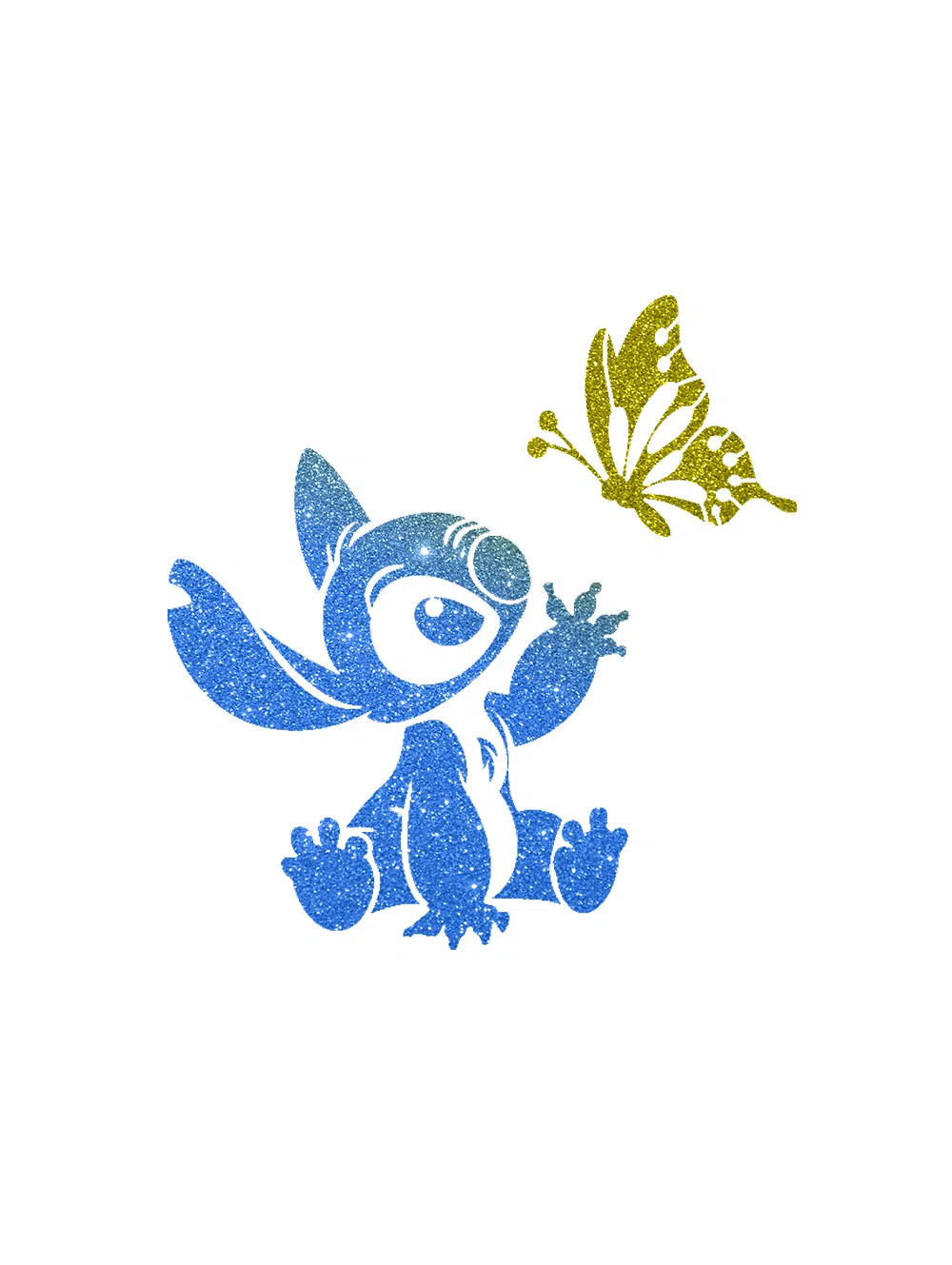 Pochoir tatouage Stitch papillon Pochoir tatouage Stitch papillon