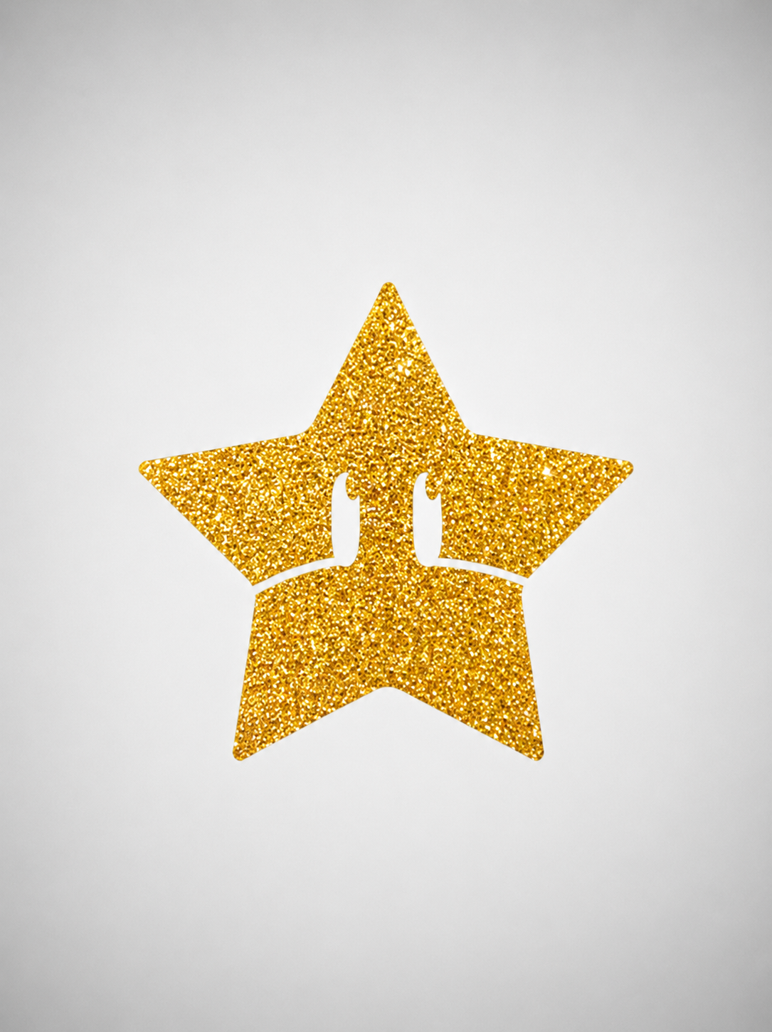 Tatouages paillettes étoile mario jaune tournesol