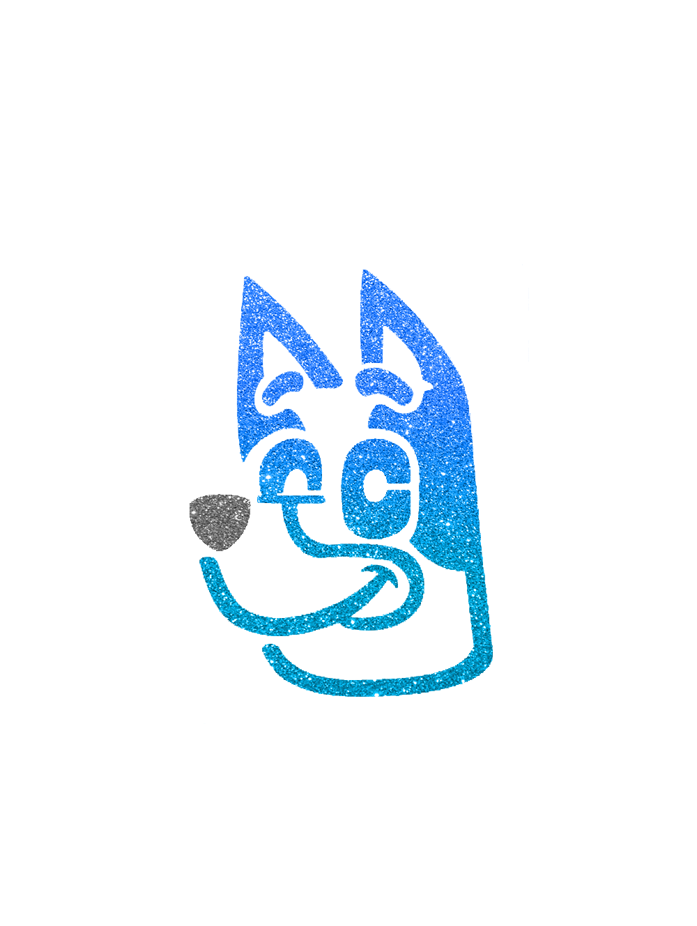 Pochoir, tatouage temporaire Bluey Pochoir, tatouage temporaire Bluey