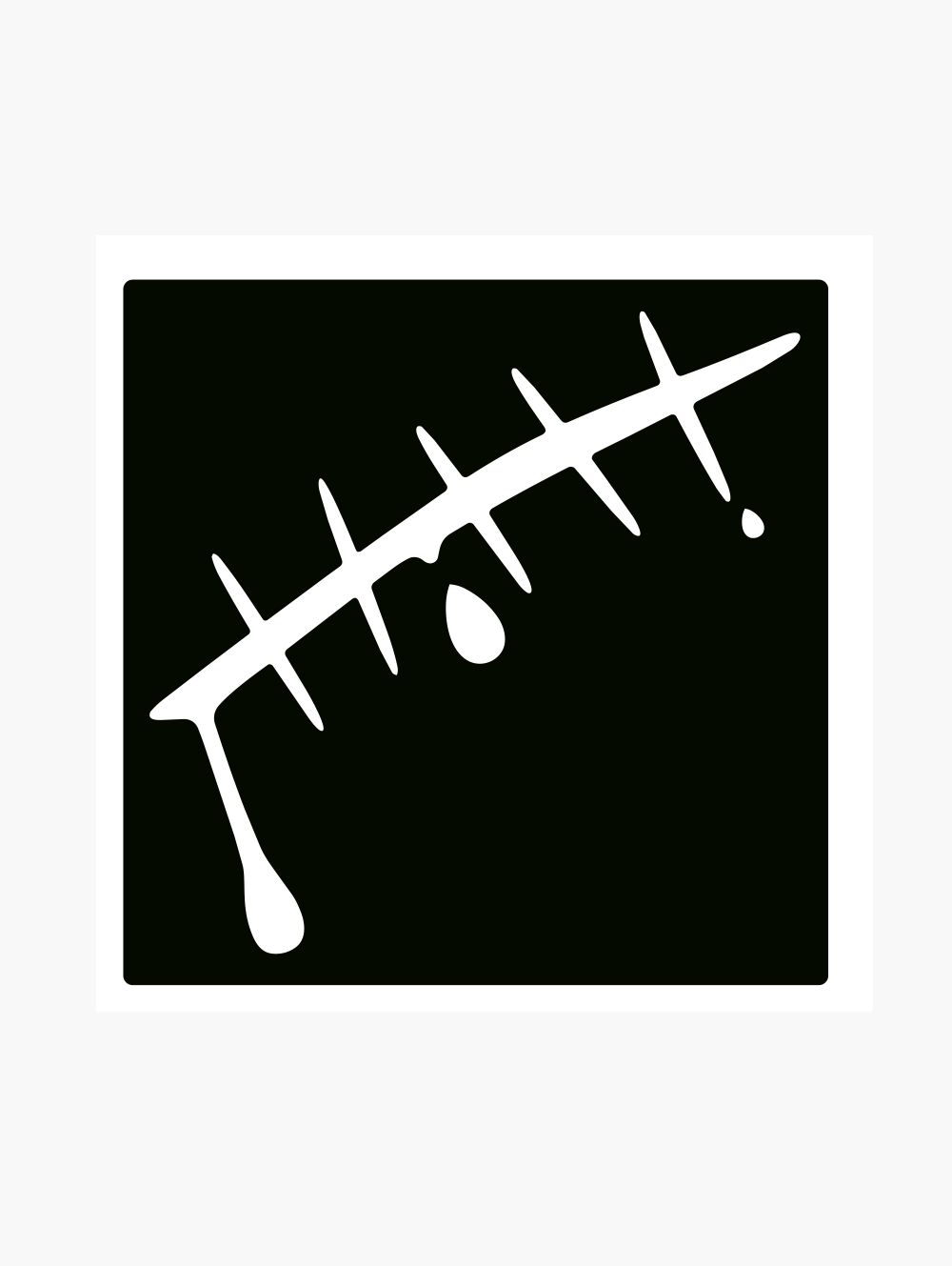 Pochoir, tatouage temporaire Cicatrice