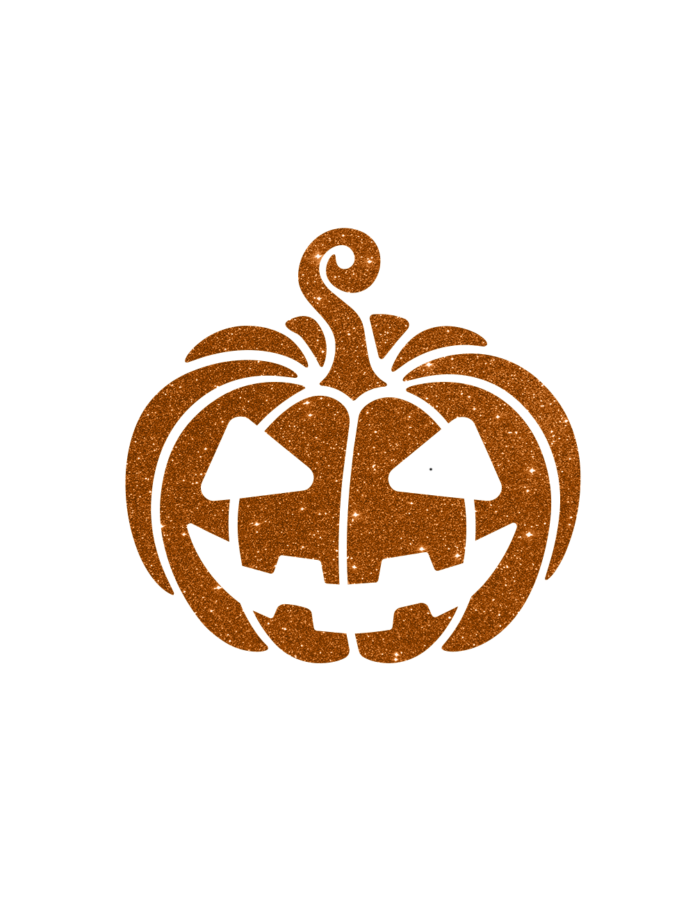 Pochoir, tatouage temporaire Halloween Citrouille