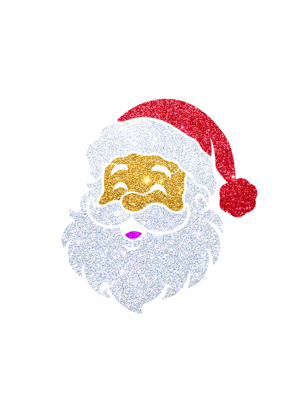 Pochoir, tatouage temporaire Père Noël Pochoir, tatouage temporaire Père Noël
