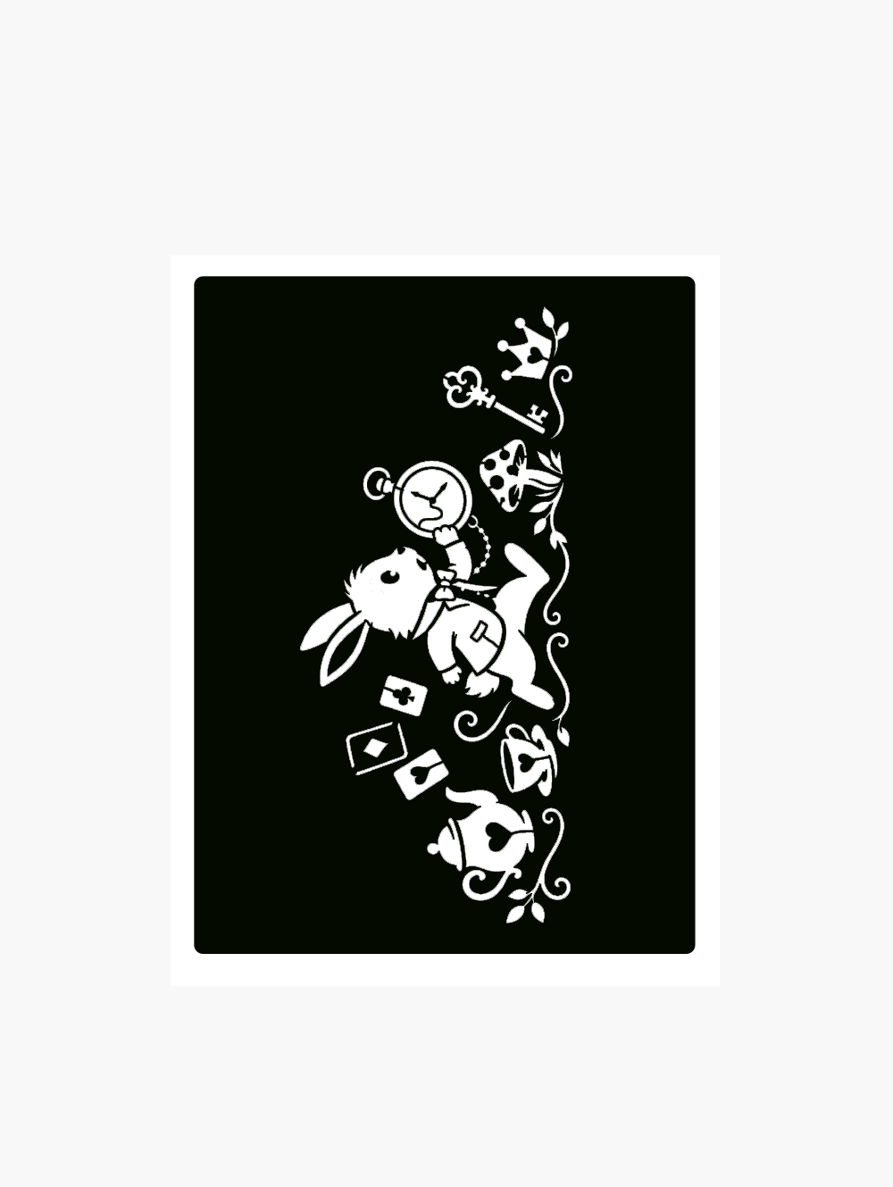 Pochoir tatouage temporaire Alice au Pays des Merveilles Pochoir tatouage temporaire Alice au Pays des Merveilles