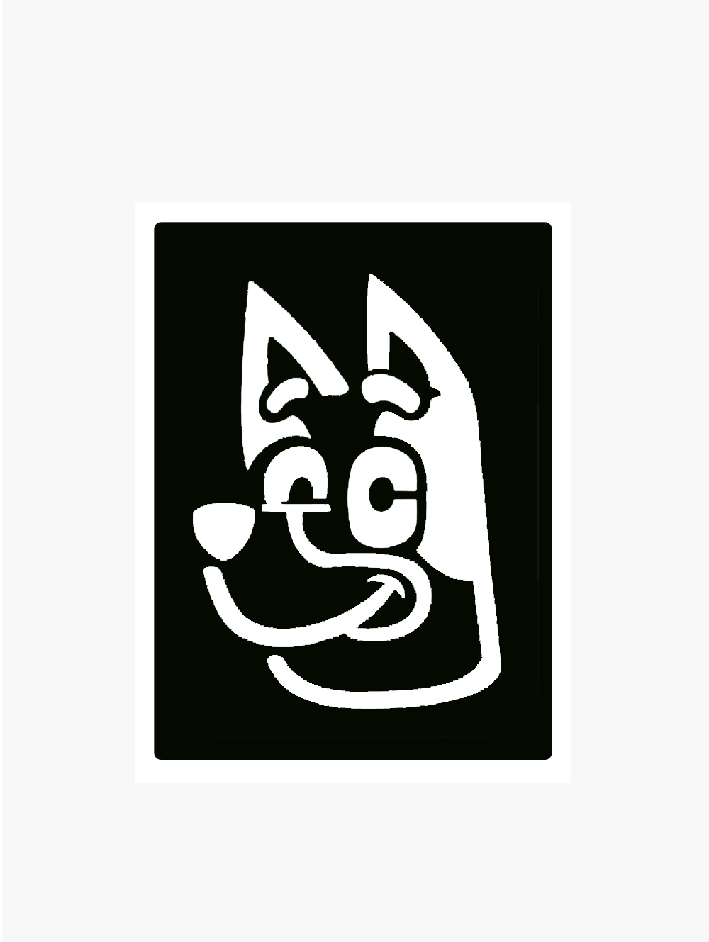 Pochoir, tatouage temporaire Bluey Pochoir, tatouage temporaire Bluey