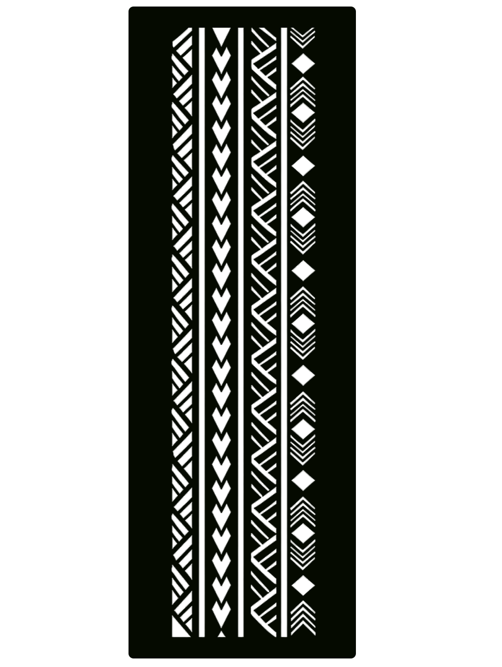 Pochoir, tatouage temporaire Bracelet Graphique Pochoir, tatouage temporaire Bracelet Graphique