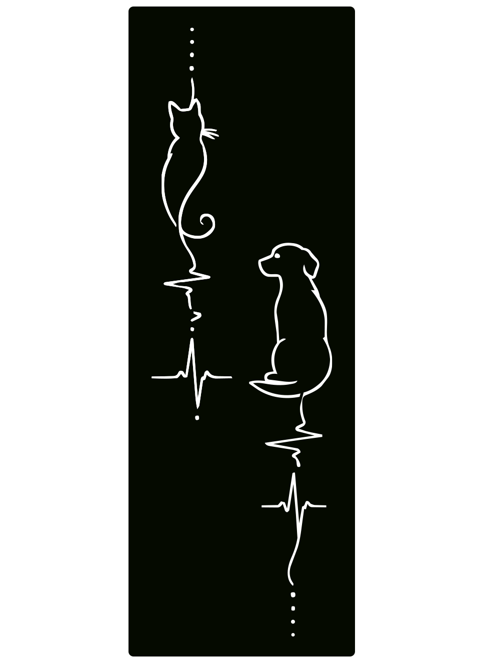 Pochoir, tatouage temporaire Comme Chat et Chien