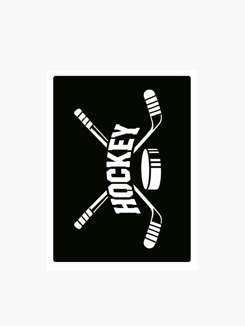 Pochoir, tatouage temporaire Hockey