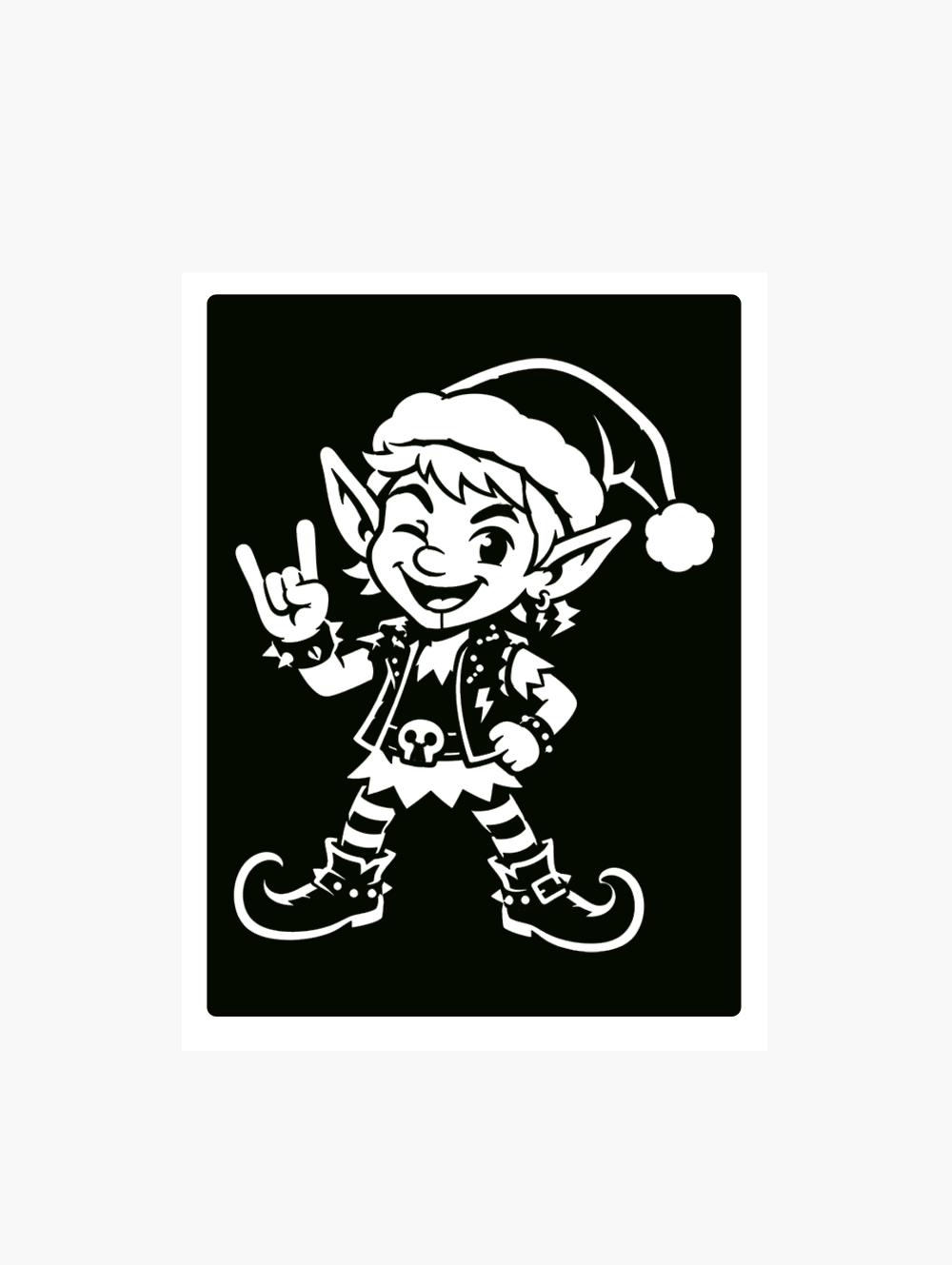 Pochoir, tatouage temporaire Lutin Rock n'roll Pochoir, tatouage temporaire Lutin Rock n'roll