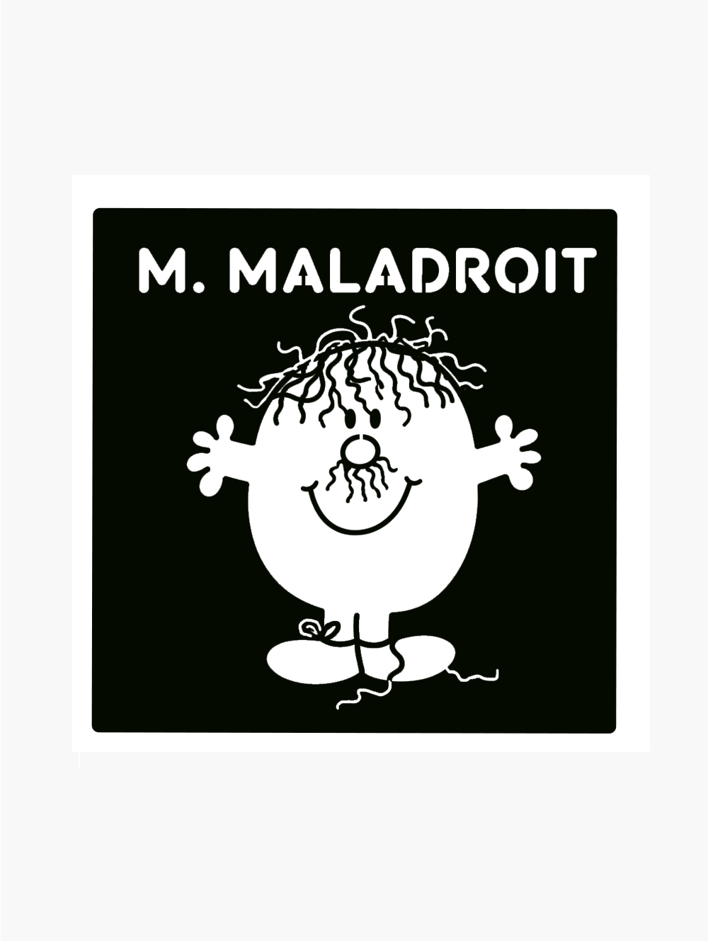 Pochoir, tatouage temporaire Monsieur Maladroit Pochoir, tatouage temporaire Monsieur Maladroit
